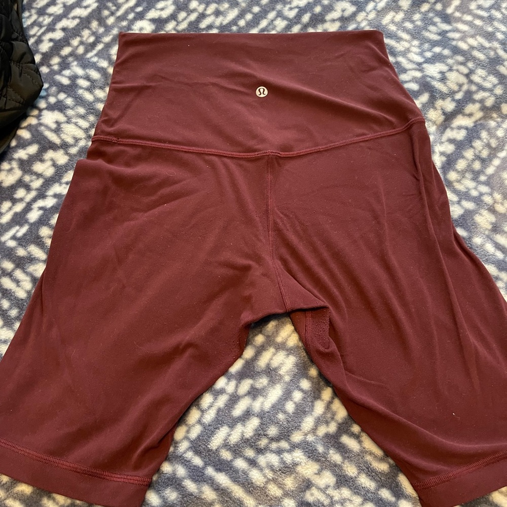 Lululemon Align High Rise Shorts (Black, Maroon, and army grey/black)